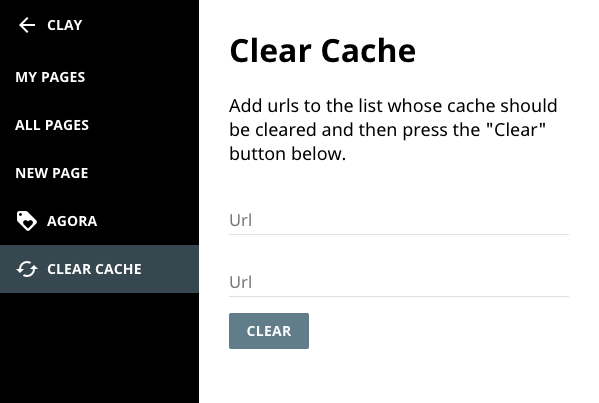 Clear Cache Plugin