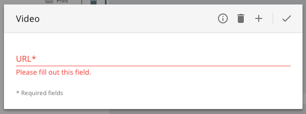 overlay form single field